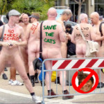 Protesta animalista degli attivisti “Faven”