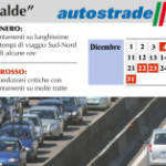 Autostrade per l’Italia – Previsioni di traffico per il 5 dicembre: bollino nero dal Sud al Centro