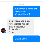 Luca conferma: “Etihad ha comprato la Fiorentina!”. Poi, misteriosamente scompare