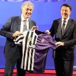Renzi vara decreto che sancisce il gemellaggio tra Fiorentina e Juventus