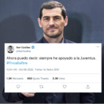 Iker Casillas su Twitter: “Ho sempre tifato Juve”. Poi si scusa: “Account hackerato”